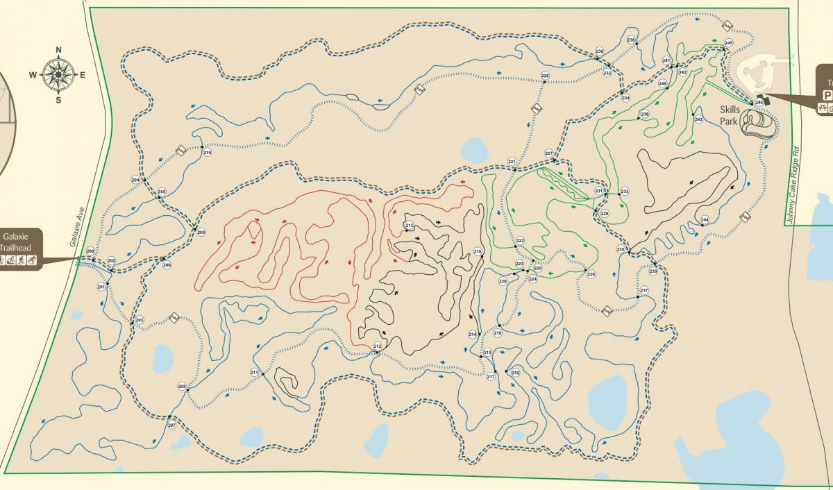 карта Лівану пагорби слід